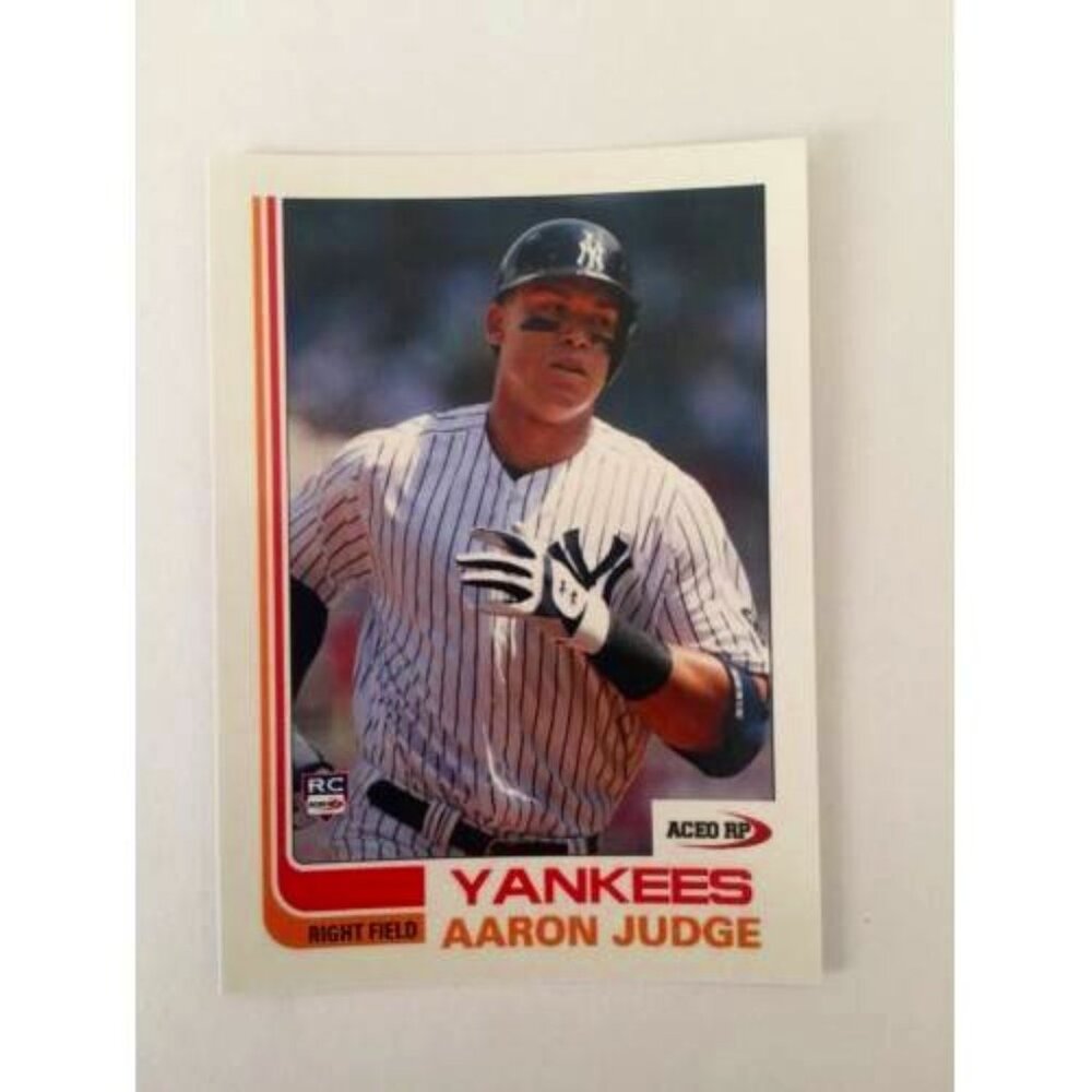 Aaron Judge ACEO 1982 Topps Style Rookie Card New York Yankees (MISC1)
